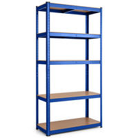 LAGERRGAL Blau - Blau, Holz (30/150/75cm) - COSTWAY