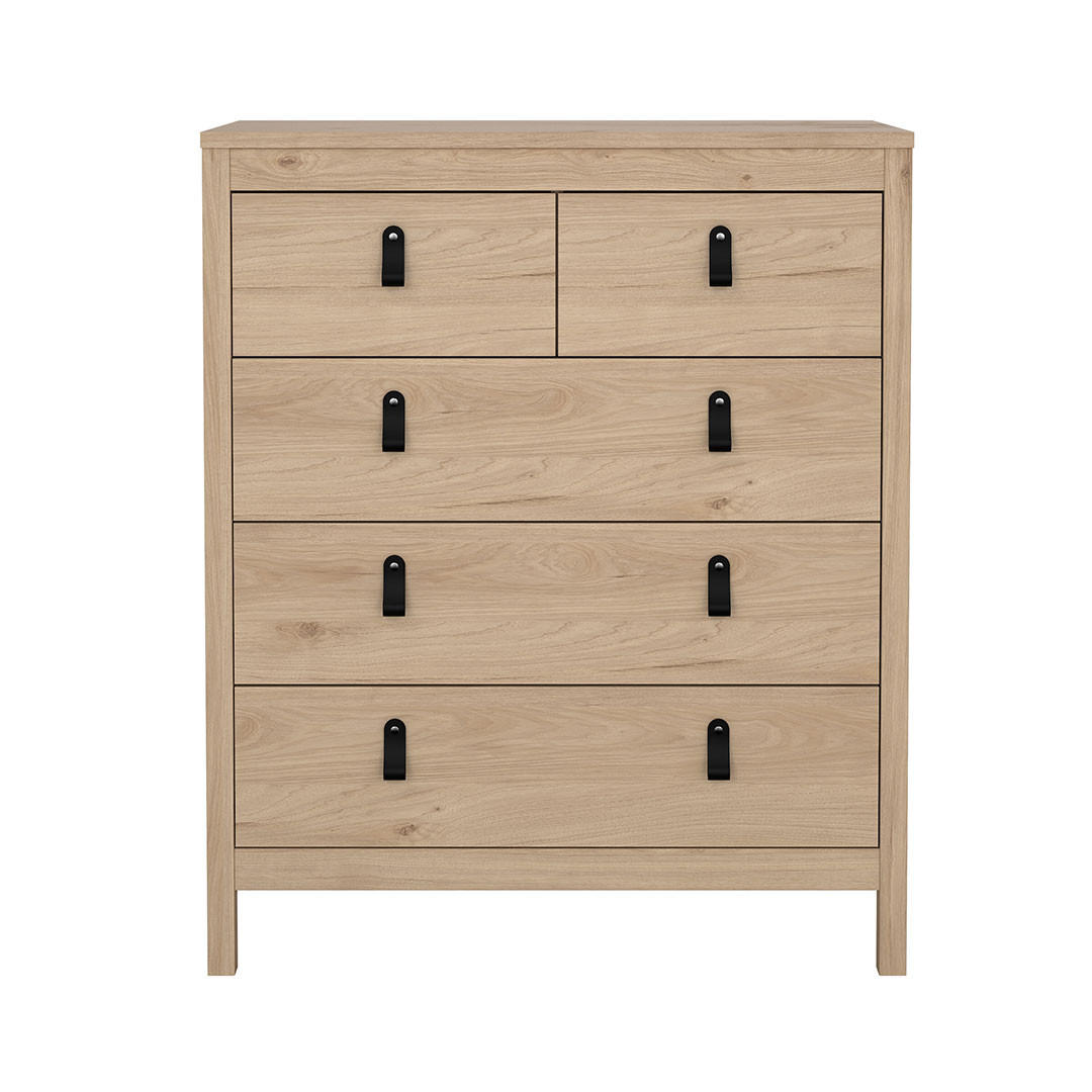 KOMMODE, Madrid, Eiche, Holzwerkstoff, 83 x 39 x 99 cm - Eichefarben, Holzwerkstoff (83/99/39cm) - ebuy24