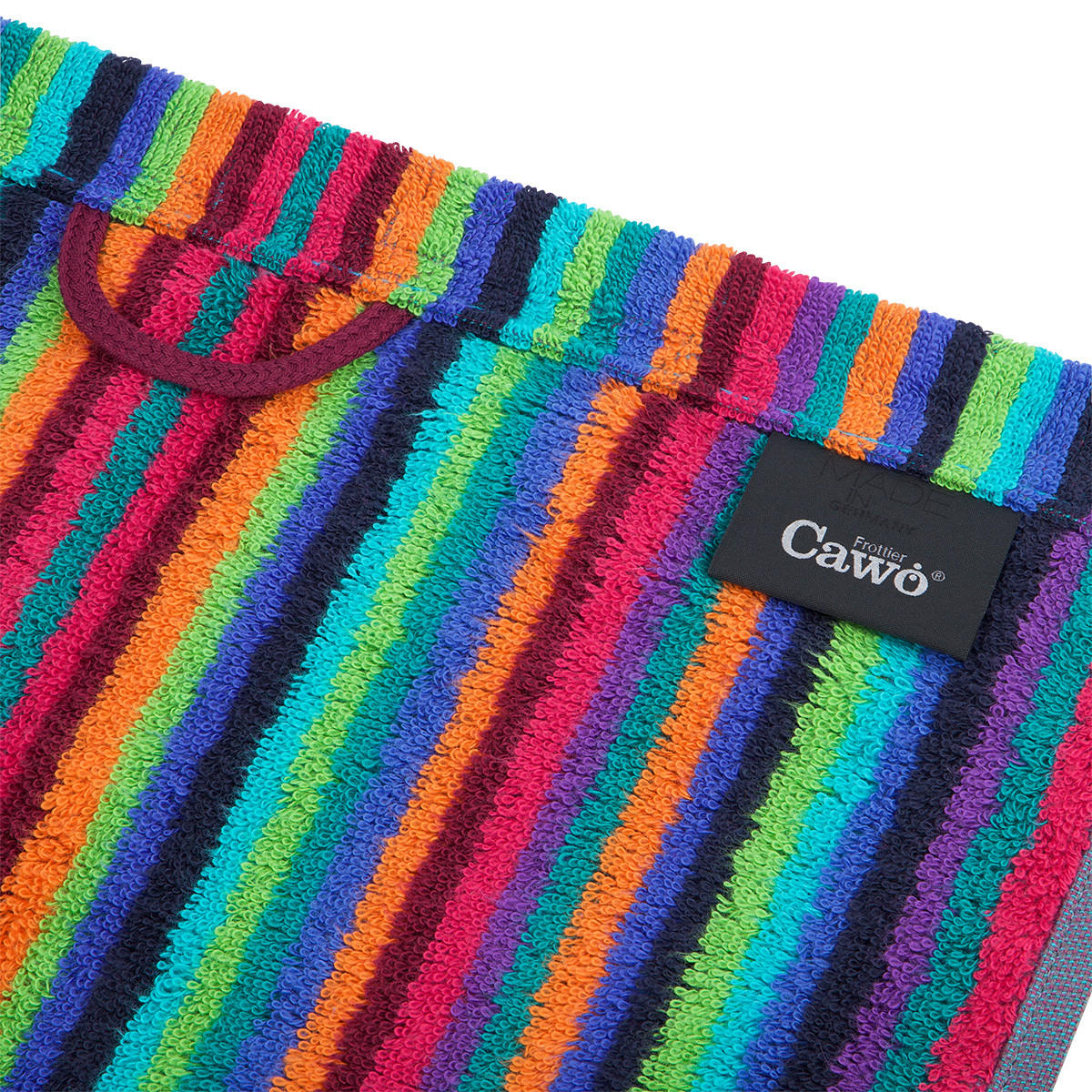HANDTUCH Lifestyle 4er-Set - Blau/Multicolor, Textil (50/100cm) - Cawoe