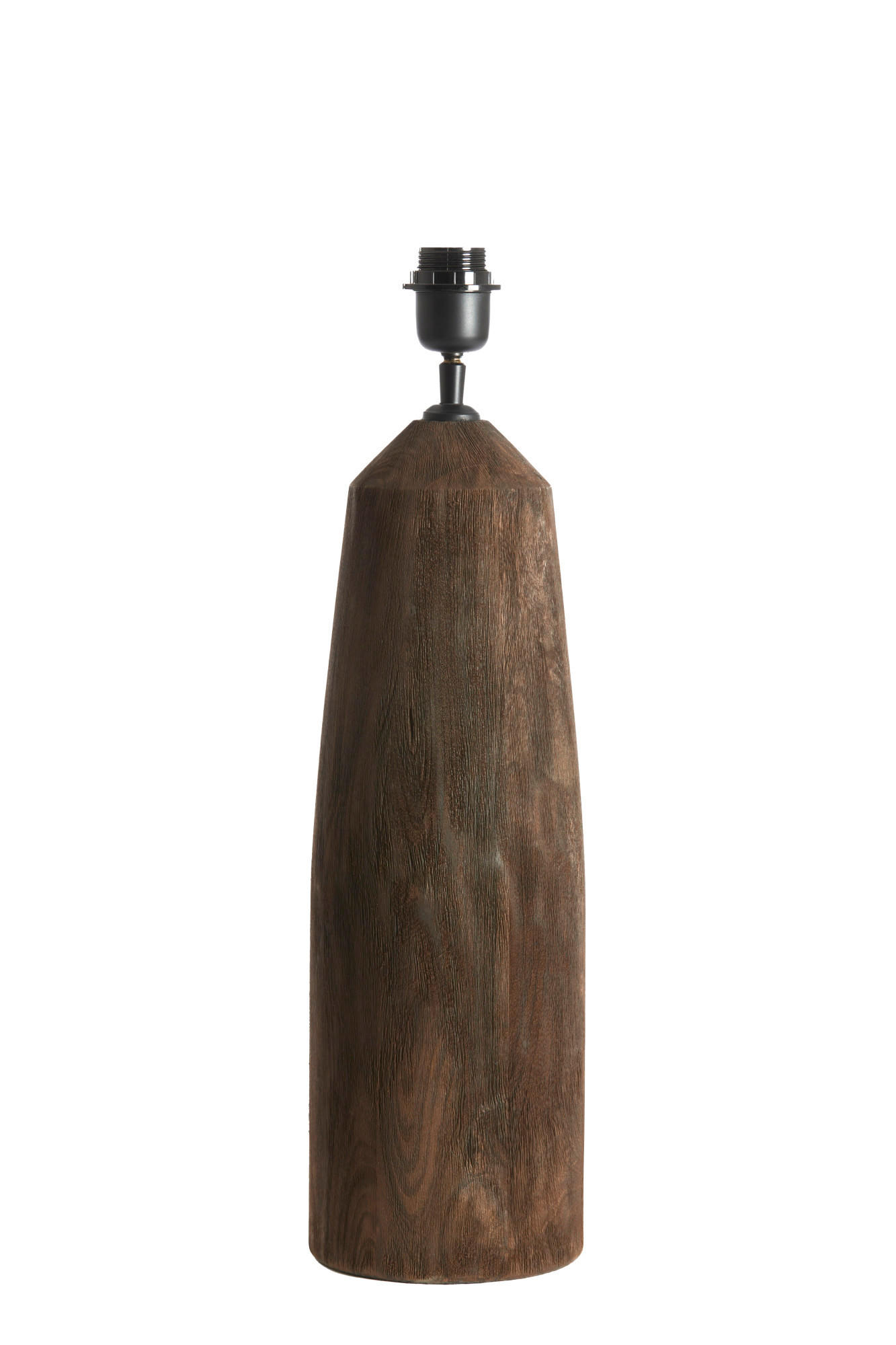 LAMPENFUSS Trapani Braun Ø15/45 cm - Braun, Holz (15/15/45cm) - Light & Living