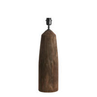 LAMPENFUSS Trapani Braun Ø15/45 cm - Braun, Holz (15/15/45cm) - Light & Living