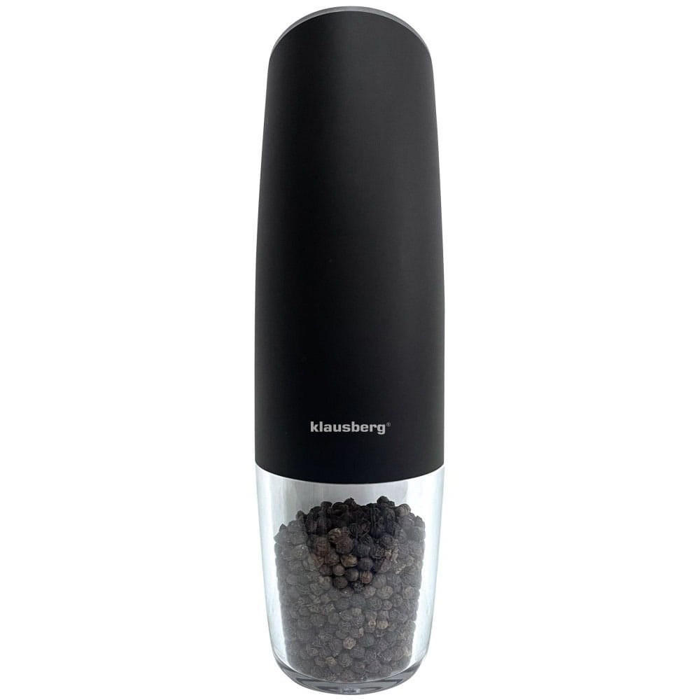 GEWÜRZMÜHLE Schwarz 5/5/20 cm KB7646 - Schwarz, Kunststoff (5/20/5cm) - Klausberg 