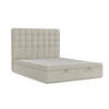 POLSTERBETT Celestia mit Stauraum 200/200 cm Beige im Alta Stoff - Beige/Schwarz, Holz/Holzwerkstoff (200/200cm) - AltaBeds