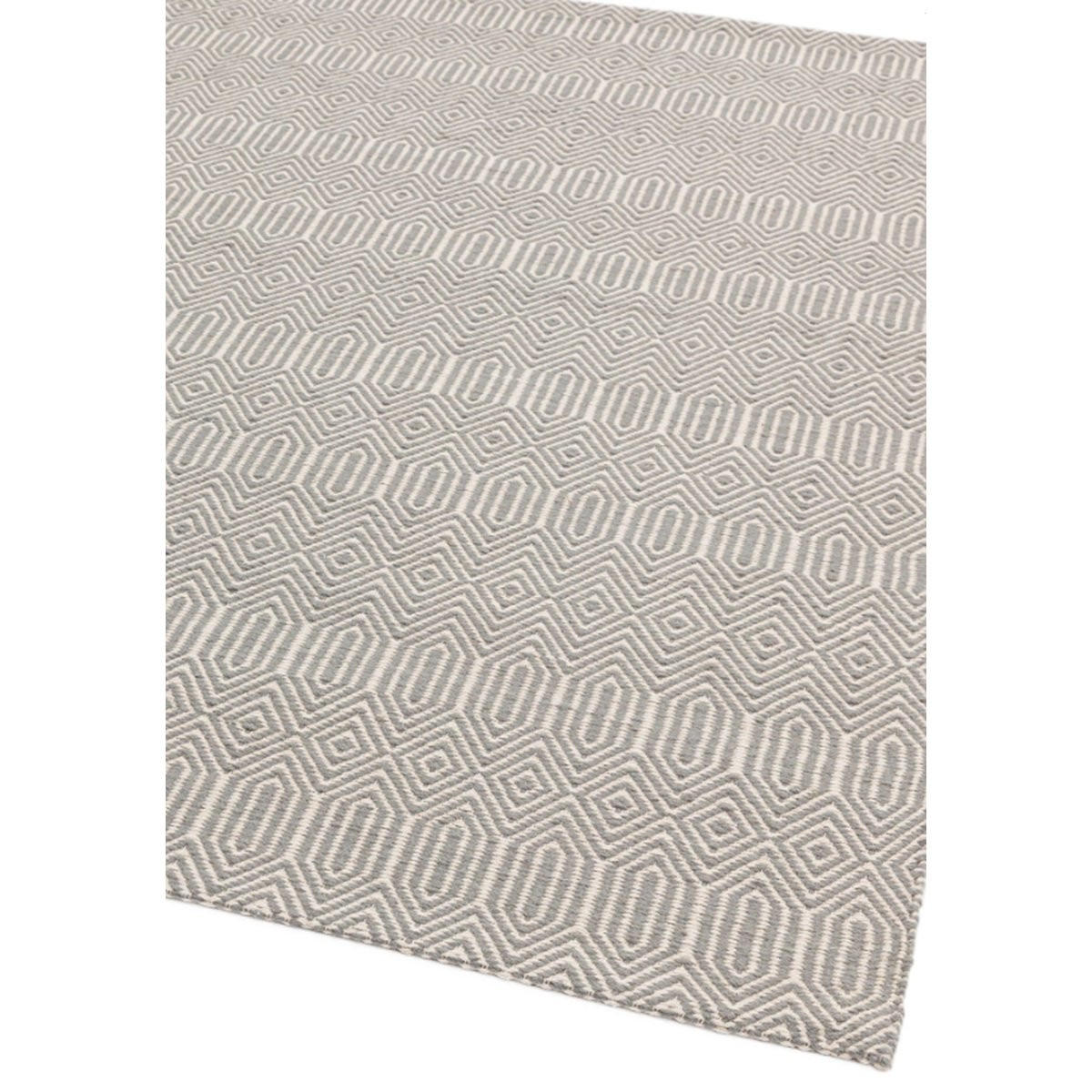 TEPPICH Handgewebter aus Wolle und Baumwolle im Berber-Stil SILWAN Grau 200 x 300 cm - Grau, Naturmaterialien (200/300cm) - Novatrend