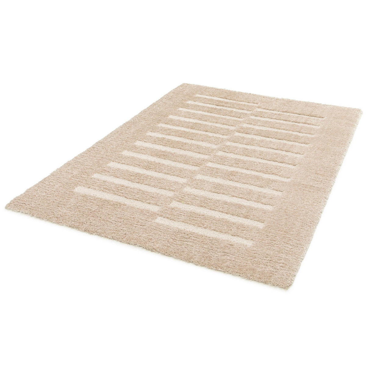 TEPPICH, Weicher, dicker mit Reliefeffekt beige - Beige, Textil (120/170cm) - AFK Living