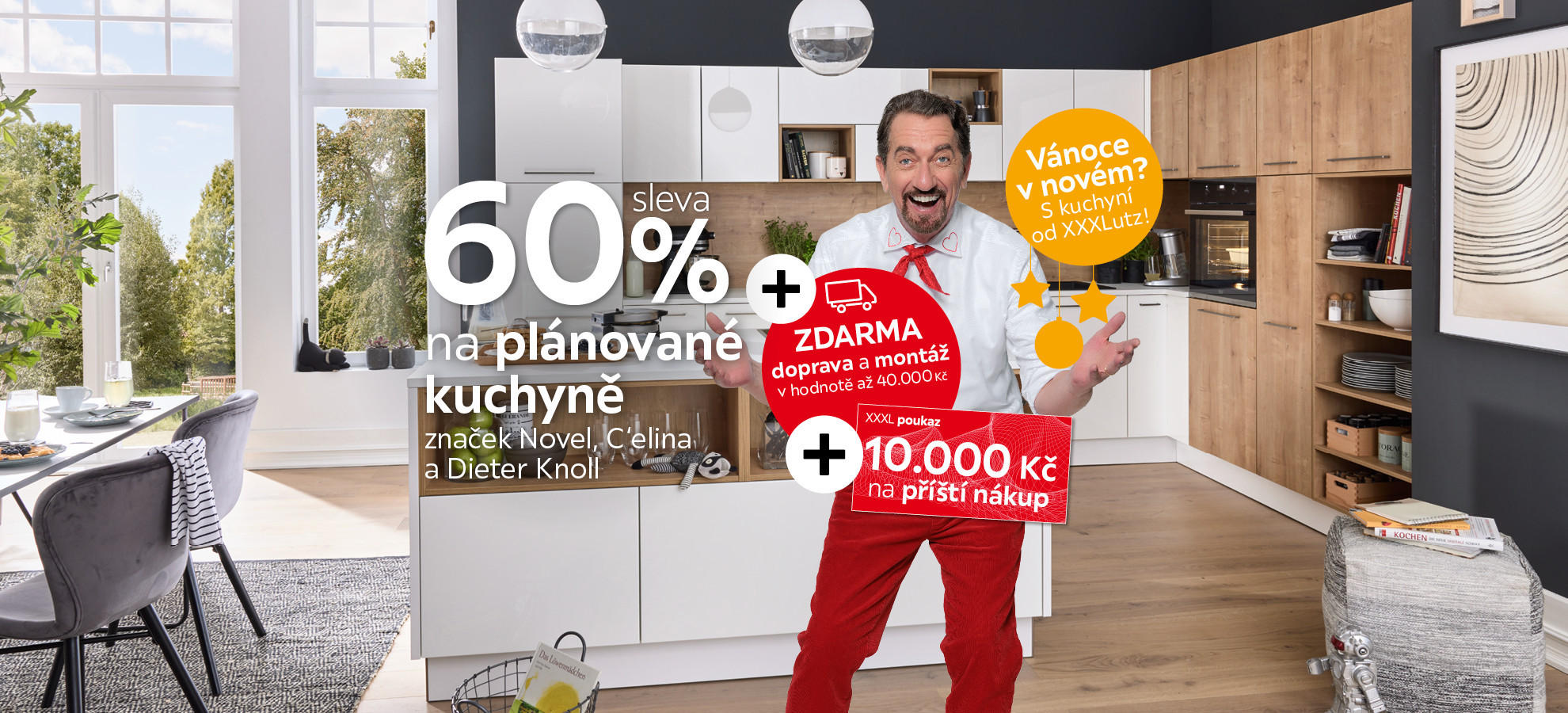 60 % na plánované kuchyně