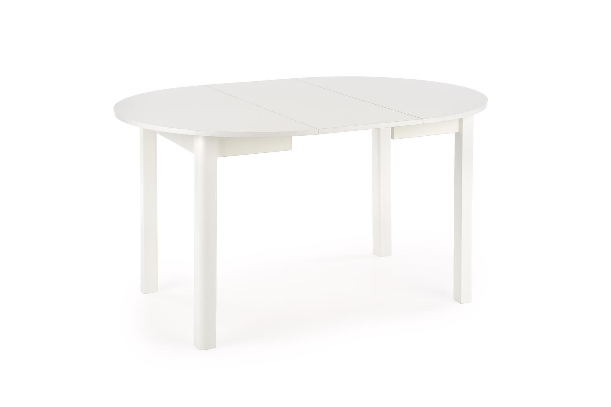 designimpex Esstisch Weiß 102x76x102 cm