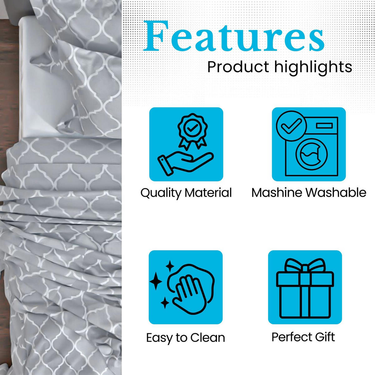 BETTWÄSCHE (Weiß) - Weiß, Kunststoff (135/200cm) - Intirilife