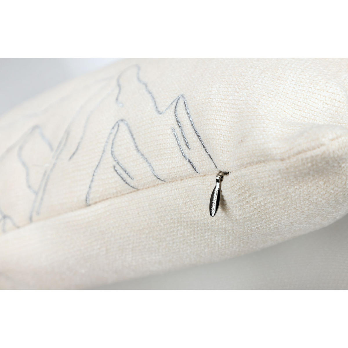 ZIERKISSENHÜLLE DAHEIM - Weiß, Textil (50/30cm) - Sportalm Kitzbühel