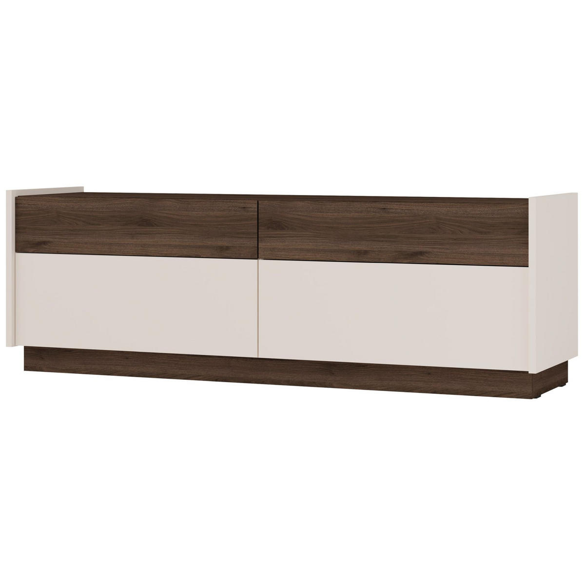 TV-SCHRANK Kobbe Beige / Nussbaum 149 cm - Beige, Holzwerkstoff (148.8/50/40cm) - Selsey