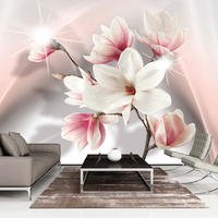 VLIESTAPETE Rosa 500/280 cm - Pink/Weiß, Textil (500/1cm) - KUNSTLOFT
