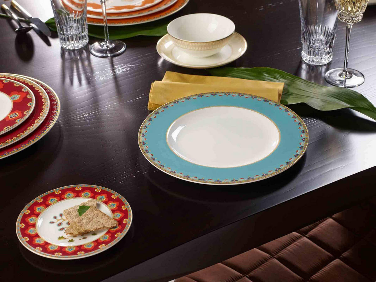 SPEISETELLER Samarkand Aquamarin bunt ø 27,7 cm - Multicolor, Keramik (27.7cm) - Villeroy & Boch