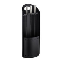 KAMINBESTECK - Schwarz, Metall (23.5/59/16cm) - Relaxdays