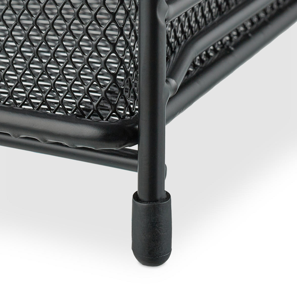 KÜCHENORGANIZER - Schwarz, Kunststoff/Metall (19/32/35.5cm) - Relaxdays