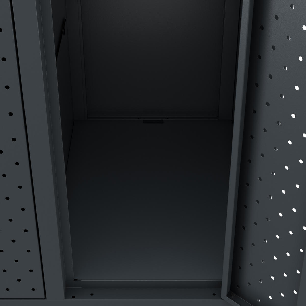 ARBEITSSCHUTZ-KLEIDERSCHRANK BARTEK PRO 172x136x45 cm - Anthrazit, Metall (136/172/45cm) - Jan Nowak