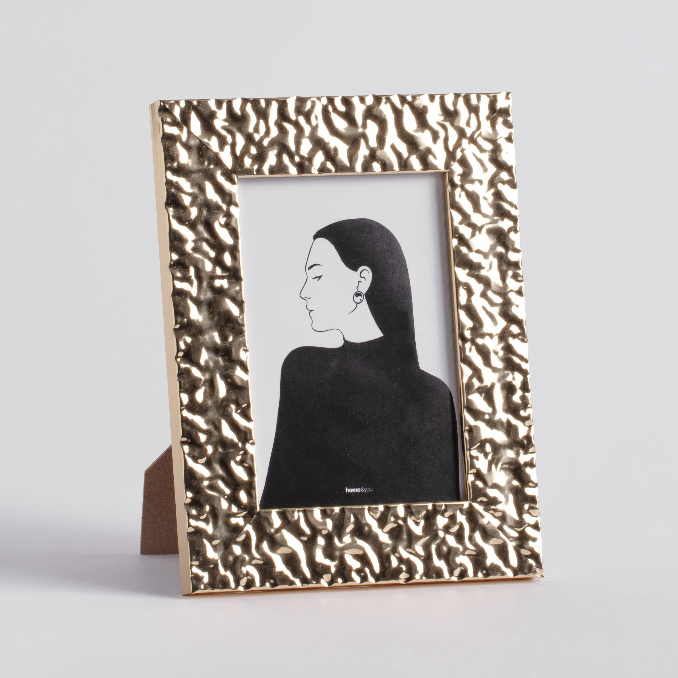 RAHMEN Tideso - Goldfarben, Kunststoff (2/25/20cm) - home&you