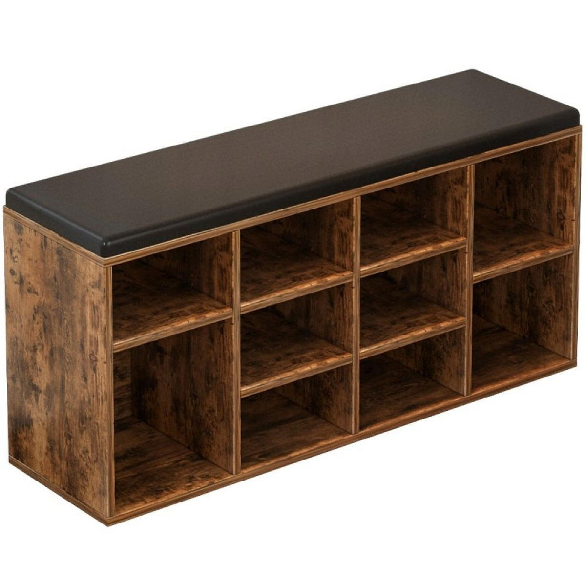 SCHUHSCHRANK, braun 104/30/48 cm - Braun, Holzwerkstoff (104/48/30cm)