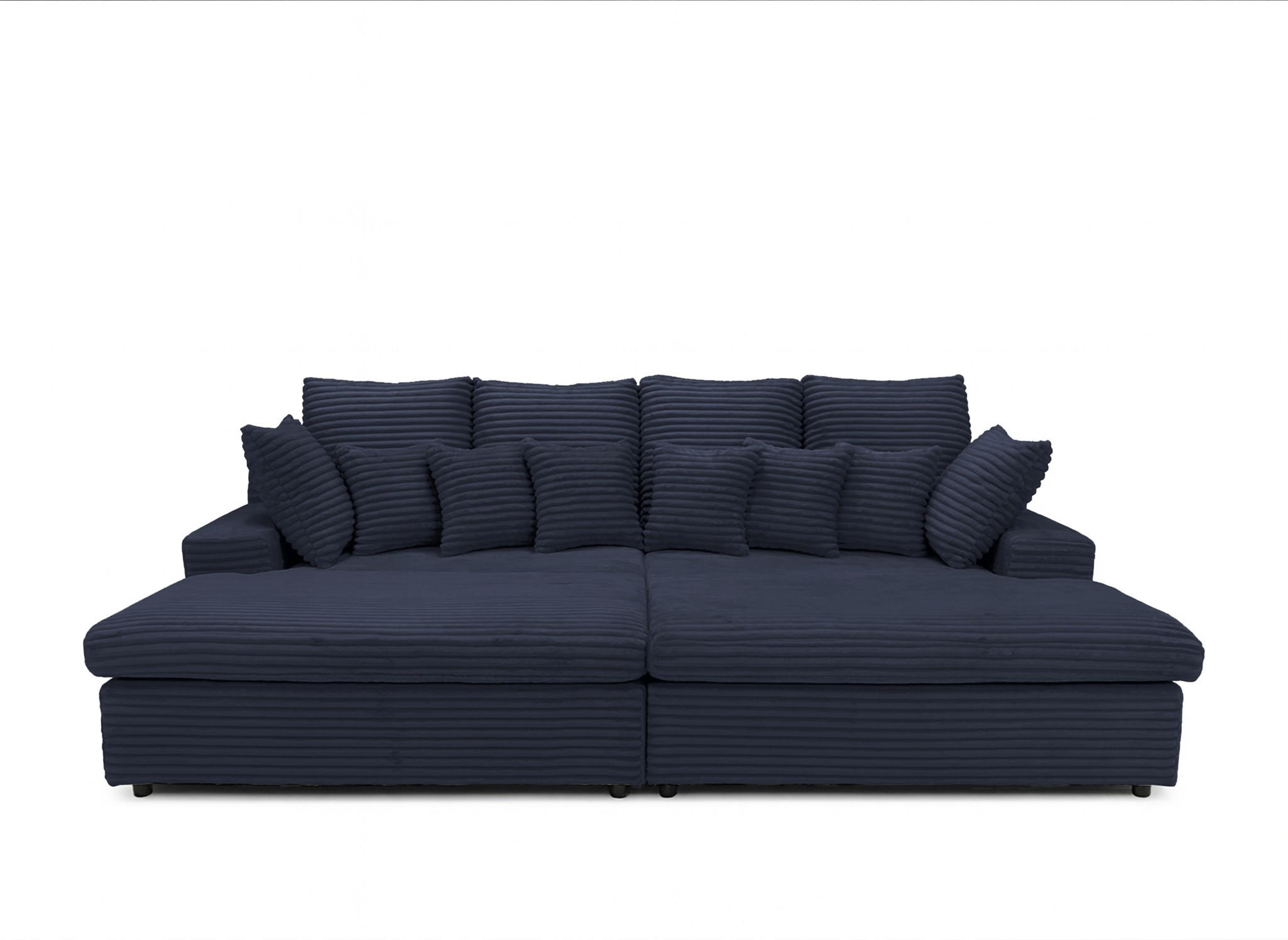 SOFA Arosa - Blau, Holzwerkstoff/Textil (286/103/170cm) - Fun Möbel