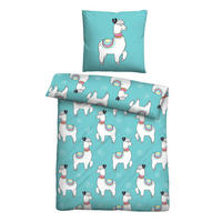 BETTWÄSCHE 2 tlg. mit Motiv 135x200 cm Lama - Multicolor, Textil (135/200cm) - Bestlivings