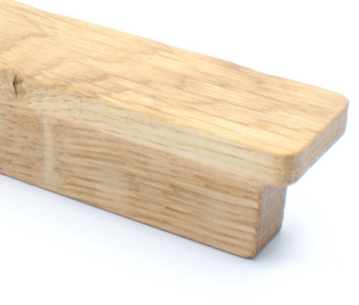 MÖBELGRIFF BA 850mm, Griffleiste Eiche massiv, Schrankgriff Holz - Naturfarben, Holz (2.4/2.2/88cm)