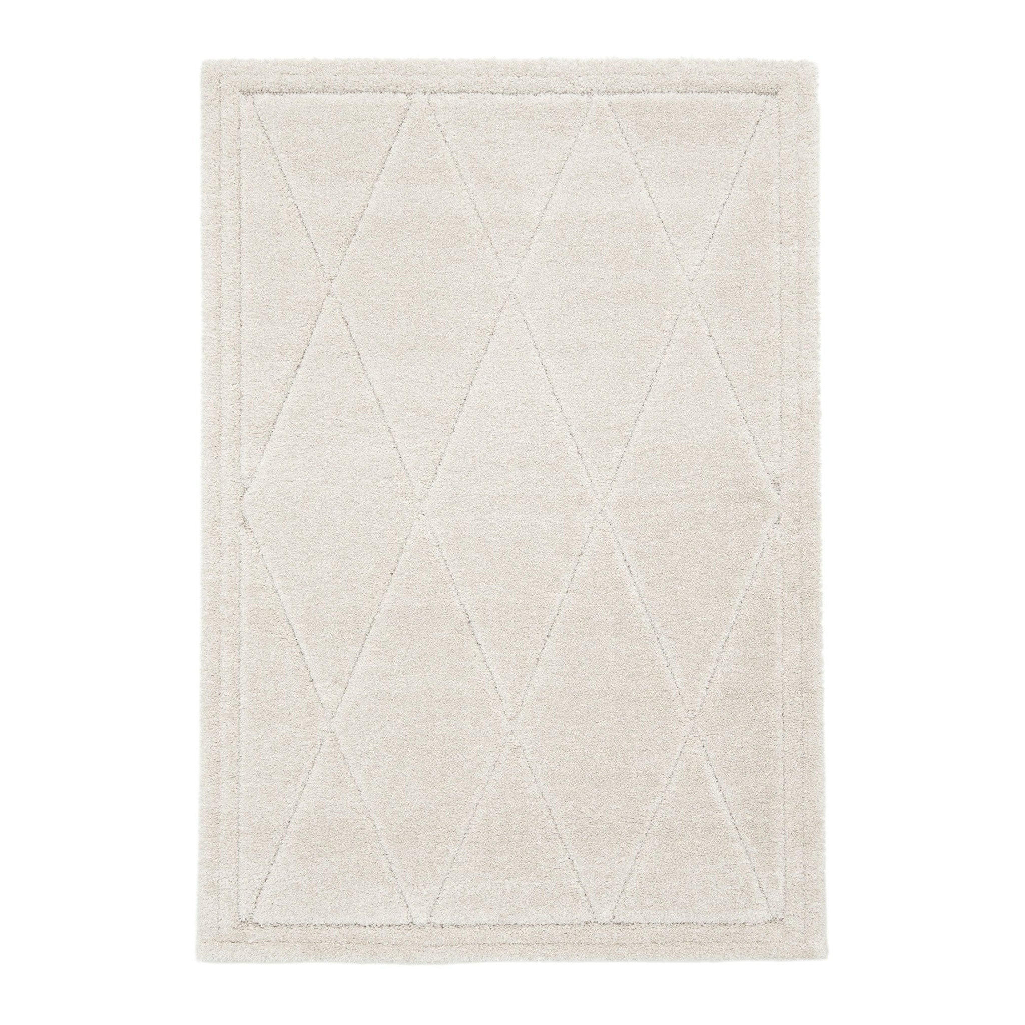 TEPPICH Design Relief-Effekt beige - Beige, Textil (200/290cm) - AFK Living