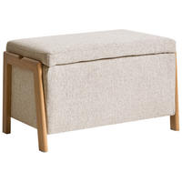 SEDACÍ LAVICE Hnědá Edland - světle hnědá, textil (75/44/43cm) - Beliani