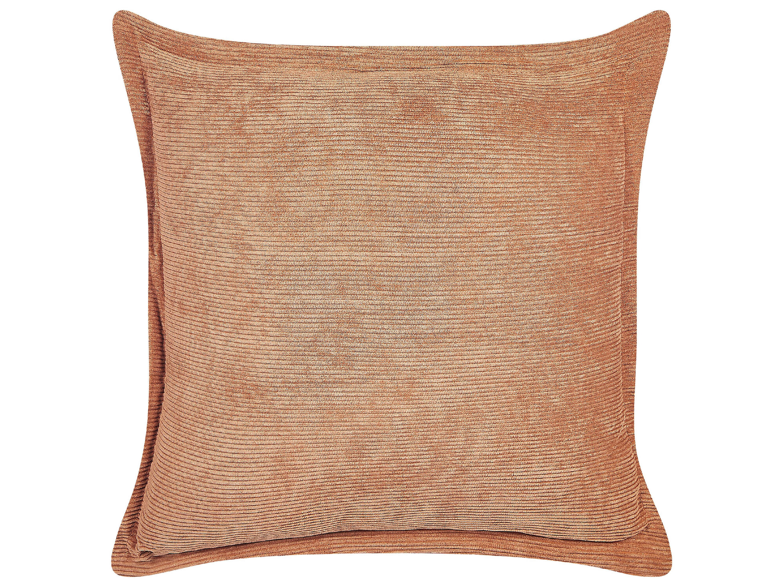 DEKOKISSEN CORD 2er-Set Orange 43/43 cm Zinnia - Orange, Textil (43/43cm) - Beliani