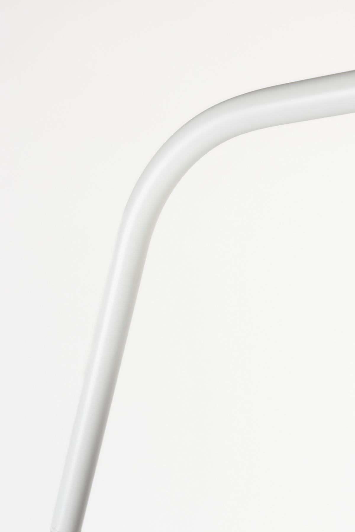 STEHLAMPE Martine - Weiß - 160/50/220 cm - Weiß, Metall (160/50/220cm)