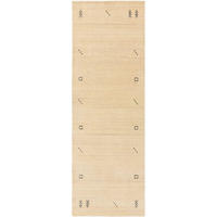WOLLTEPPICH-LÄUFER Jamal Cream 80x250 cm - Creme, Textil (80/1cm) - KUNSTLOFT