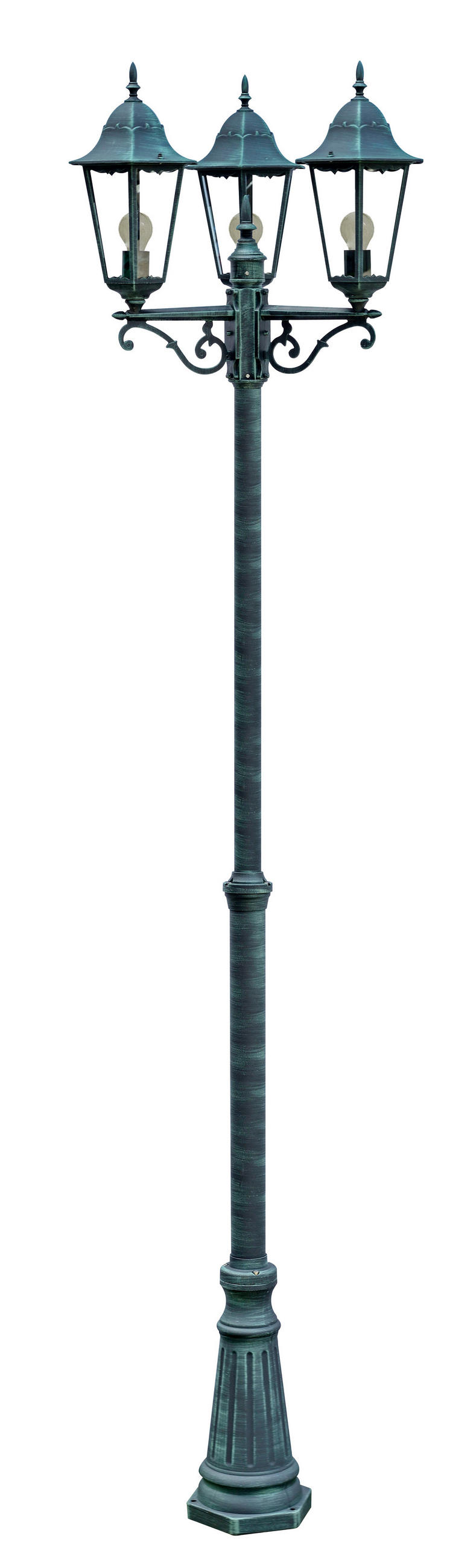 KANDELABER Anna Grün-schwarz 220x58x58cm - Grün, Metall (58/58/220cm) - DELUKE
