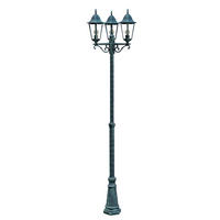 KANDELABER Anna Grün-schwarz 220x58x58cm - Grün, Metall (58/58/220cm) - DELUKE