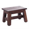 BLUMENHOCKER Monte Mahagoni Massivholz 03 dunkelbraun - Dunkelbraun, Holz (30/21/20cm) - DESIGN DELIGHTS
