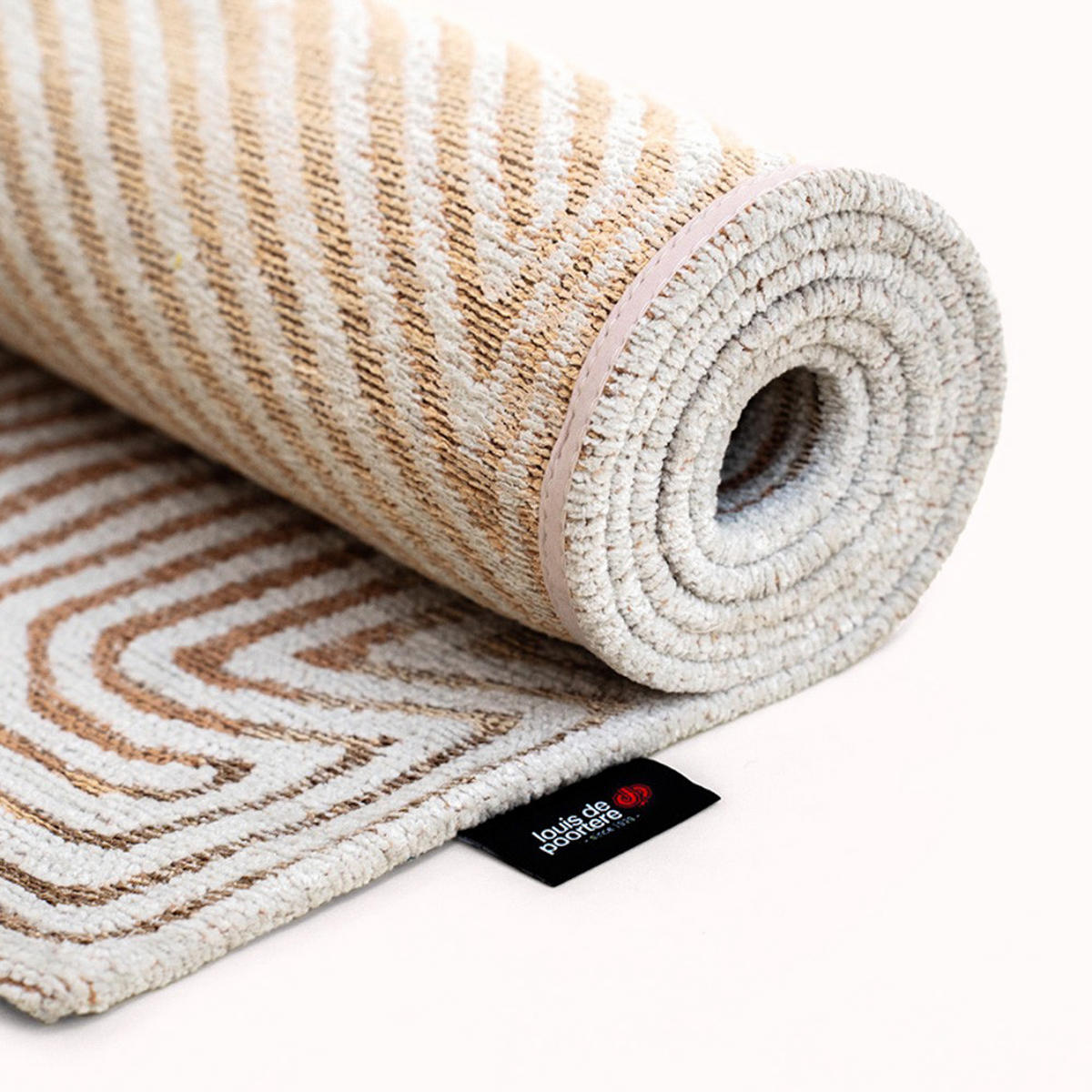 TEPPICH Indian Sand Meditation Coral 170/240 cm - Rot, Textil (170/240cm) - Louis De Poortere