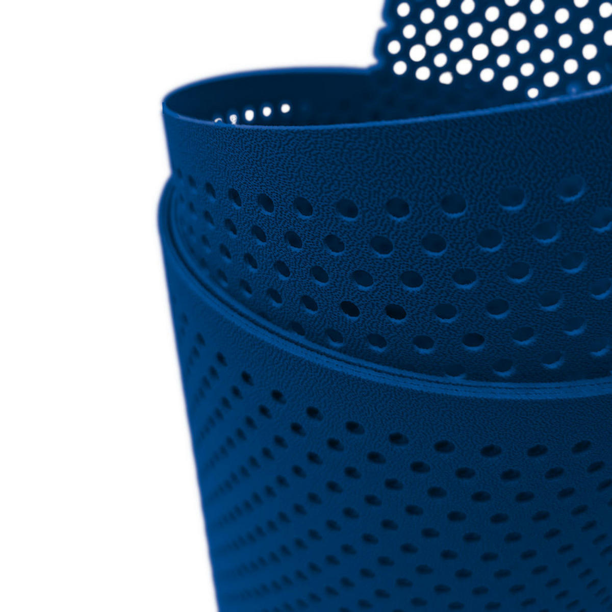 SICHTSCHUTZSTREIFEN PP Premium Gelocht 20 Prozent Streifen Enzianblau 2,55m - Blau, Kunststoff (255/19cm) - ZAUN|ZU