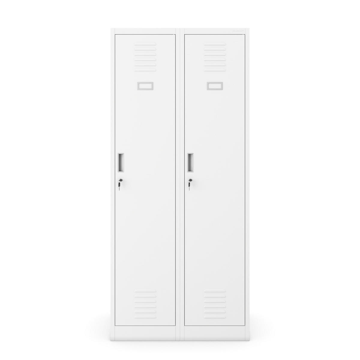 METALL-ARBEITSSCHRANK KACPER D600 - Weiß, Metall (80/180/60cm)