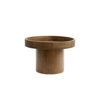 BEISTELLTISCH Kalomo Braun Ø50/35 cm - Braun, Holz (50/50/35cm) - Light & Living