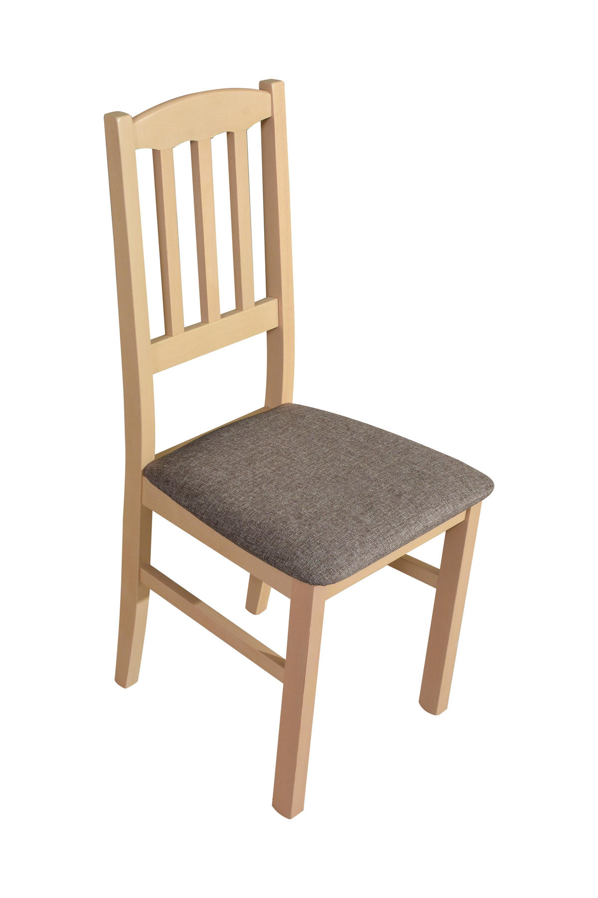 STUHL 4er Set BOS 3, sonoma, hygge 20 - Hellbraun/Sonoma Eiche, Holz (43/94/40cm) - Leaf Design