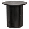 BEISTELLTISCH Rund Schwarz 50 x 50 x 49 cm - Schwarz, Holz (50/50/49cm) - Nordlys