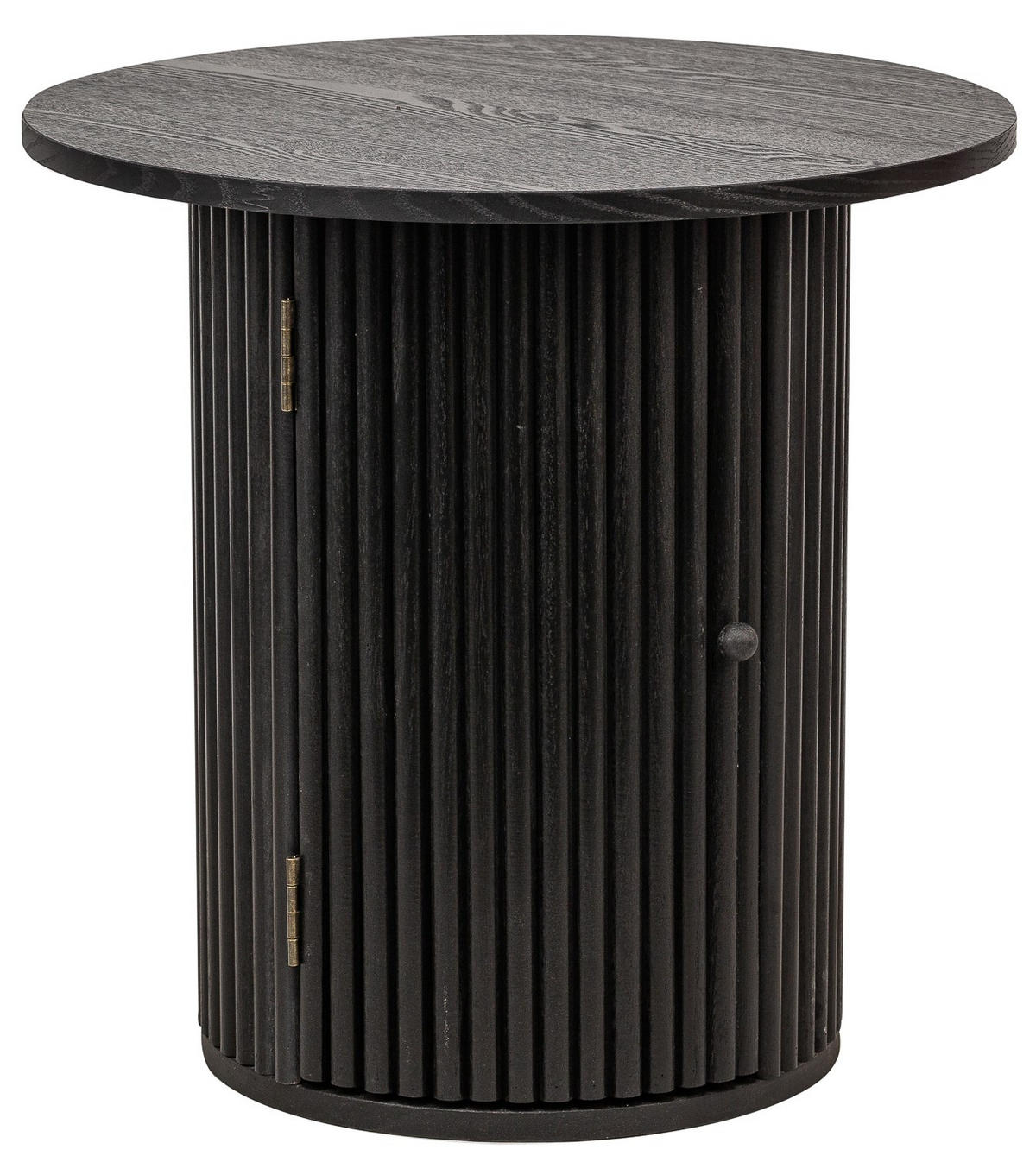 BEISTELLTISCH Rund Schwarz 50 x 50 x 49 cm - Schwarz, Holz (50/50/49cm) - Nordlys