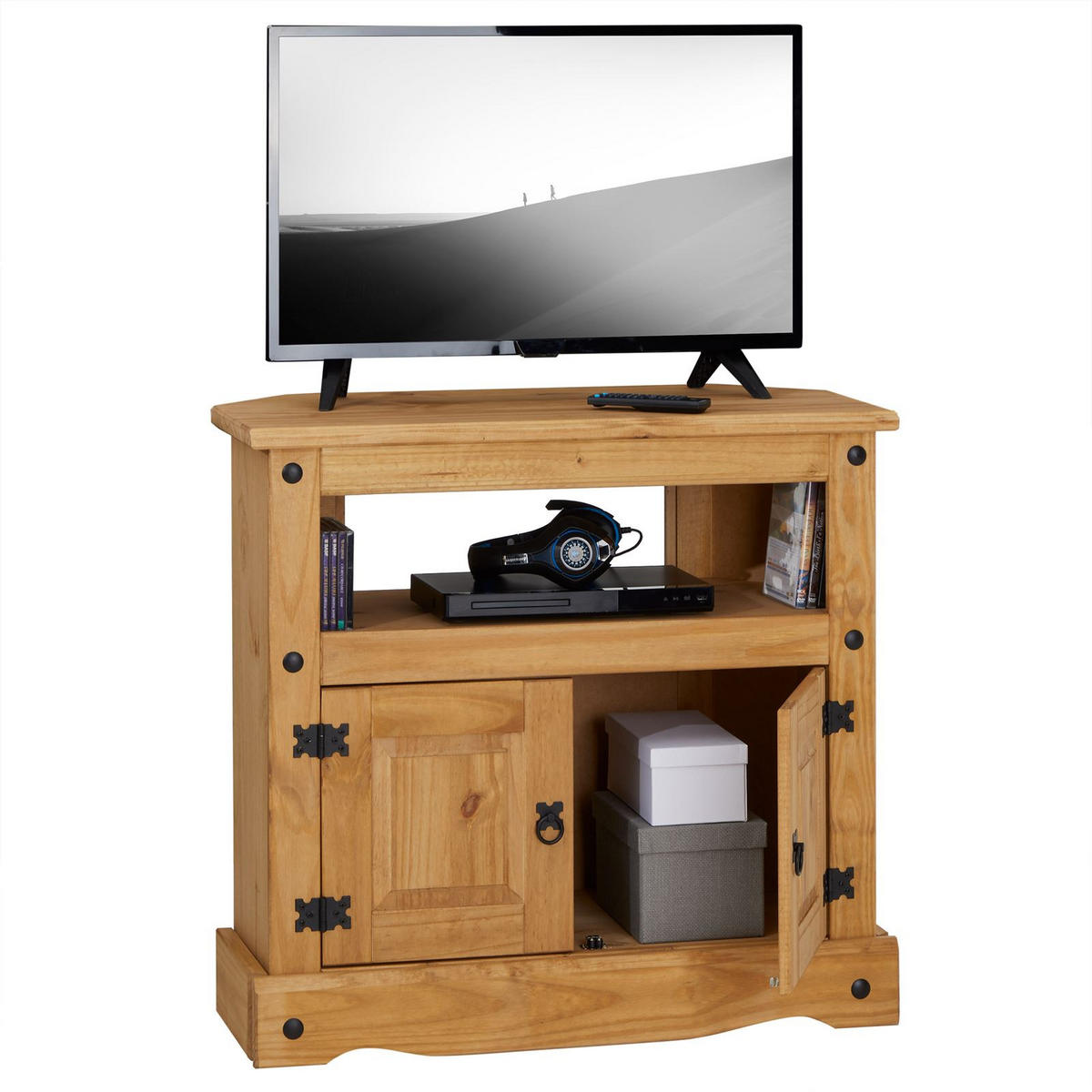 TV-RACK SALSA - Naturfarben, Holz (85/78/43cm) - CARO-Möbel