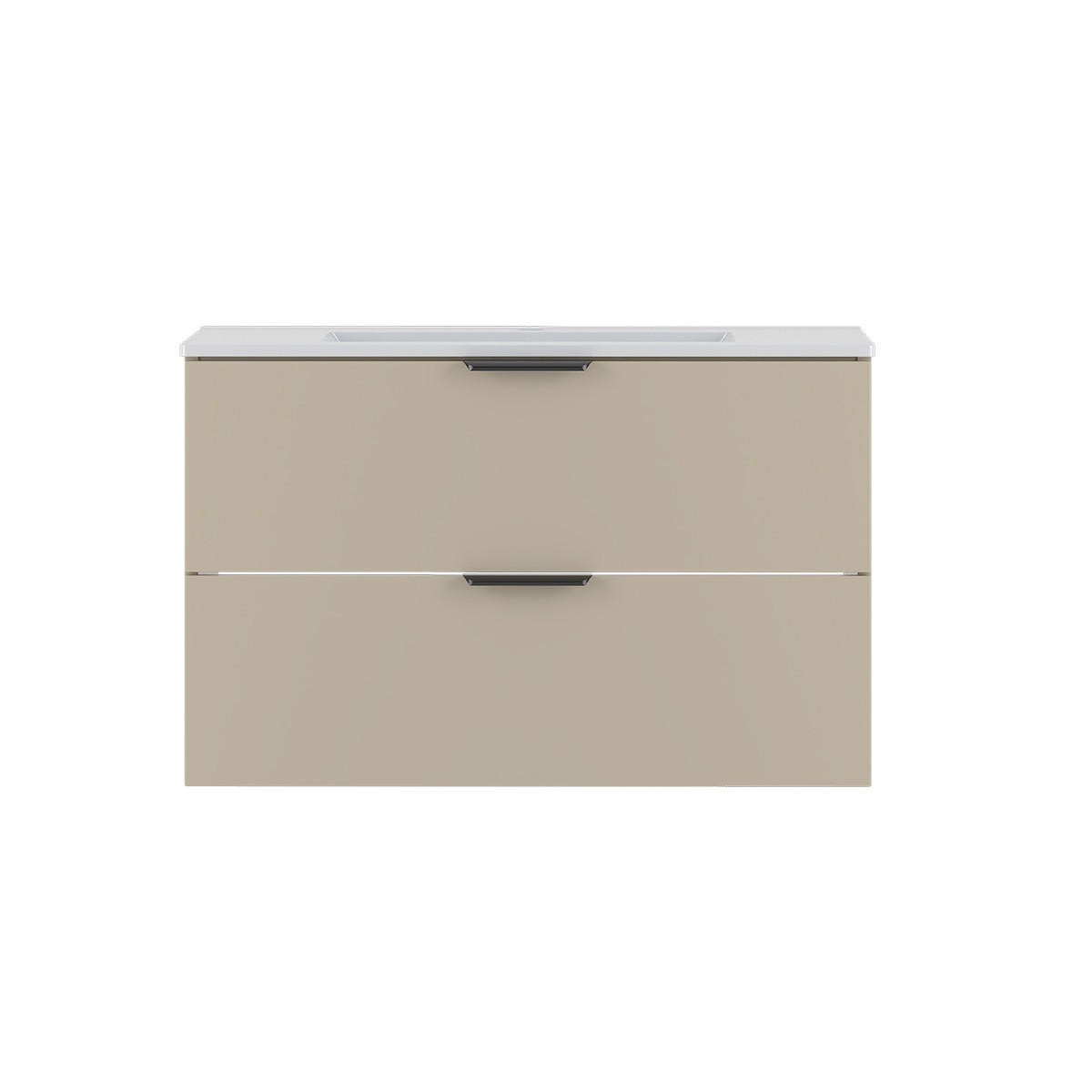 WASCHTISCH 80cm Astrid Kaschmir - Beige, Holzwerkstoff (80/50/45.8cm) - Petits-meubles