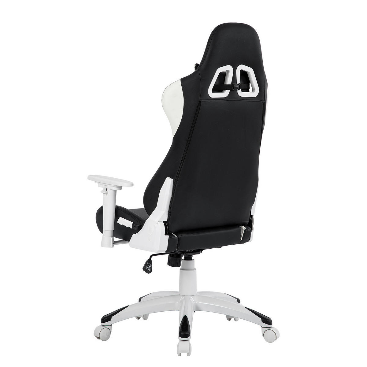 GAMING CHAIR - Kunstleder - Schwarz, Kunststoff (66/134/59cm) - home24