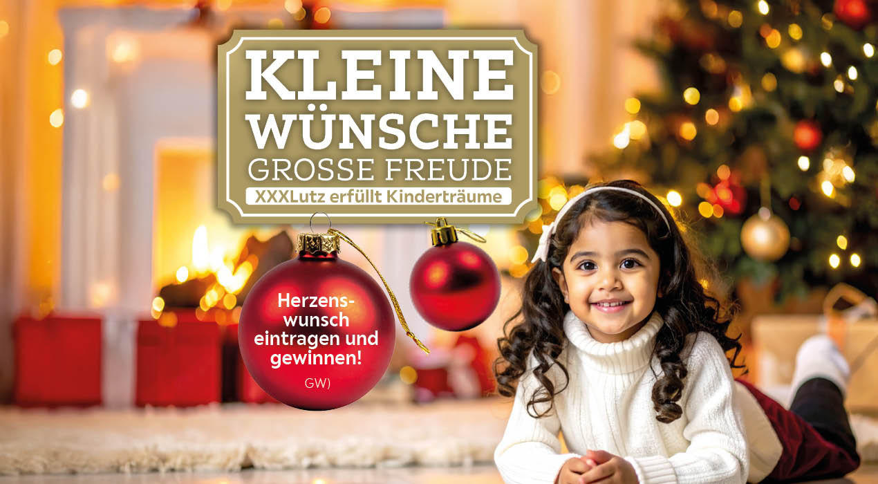 Kleine Wünsche, große Freude - XXXLutz erfüllt Kinderträume - Herzenswunsch eintragen und gewinnen!