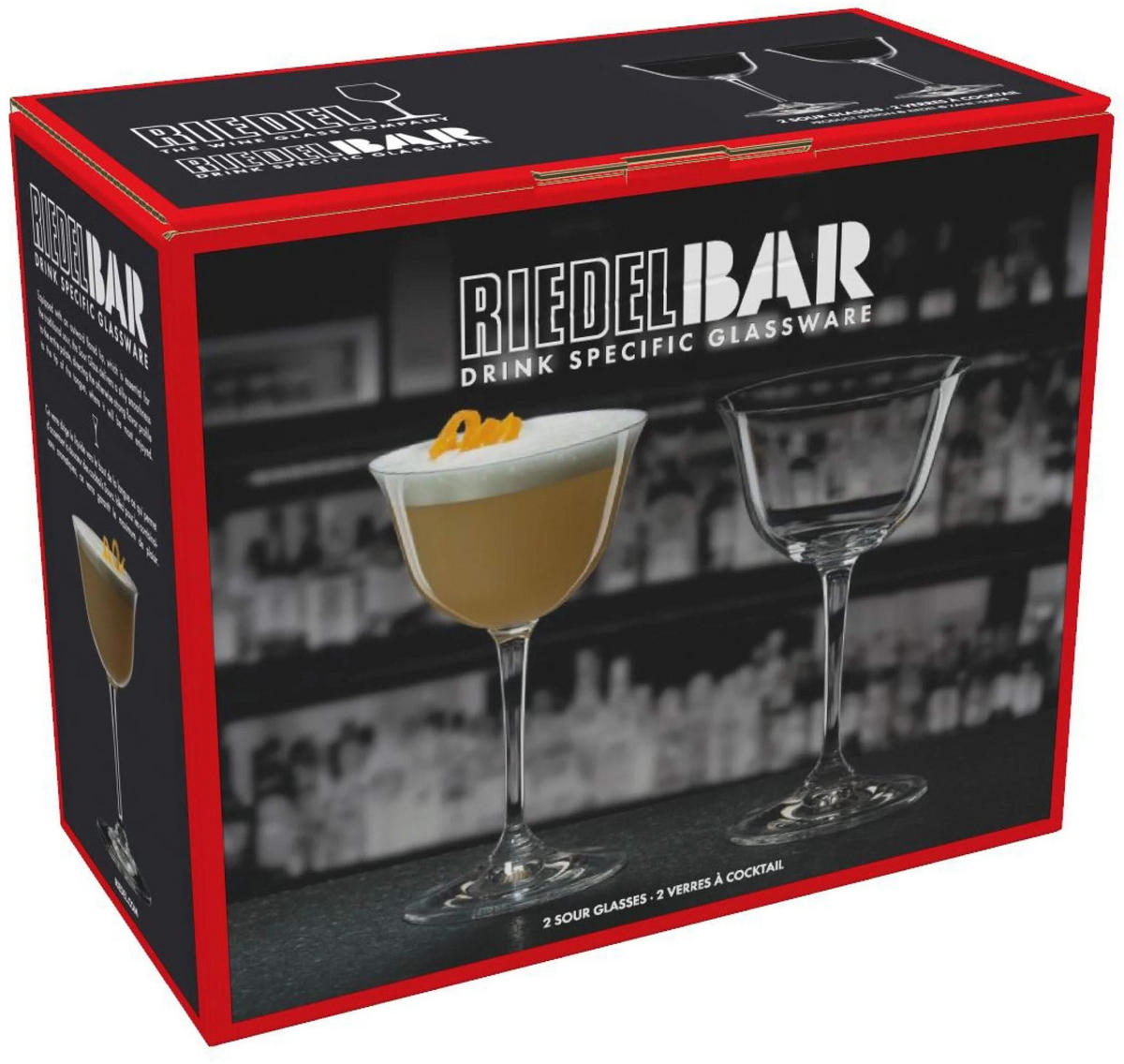 COCKTAILGLAS Drink Specific Glassware Nick & Nora, 2er Set, Hochwertiges Glas, 140 ml - Transparent, Glas (0.14L) - Riedel