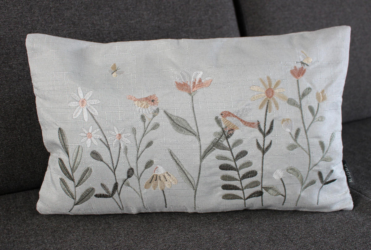 KISSENHÜLLE LOTTA - Pastellgrün, Textil (30/50cm) - Magma Heimtexx