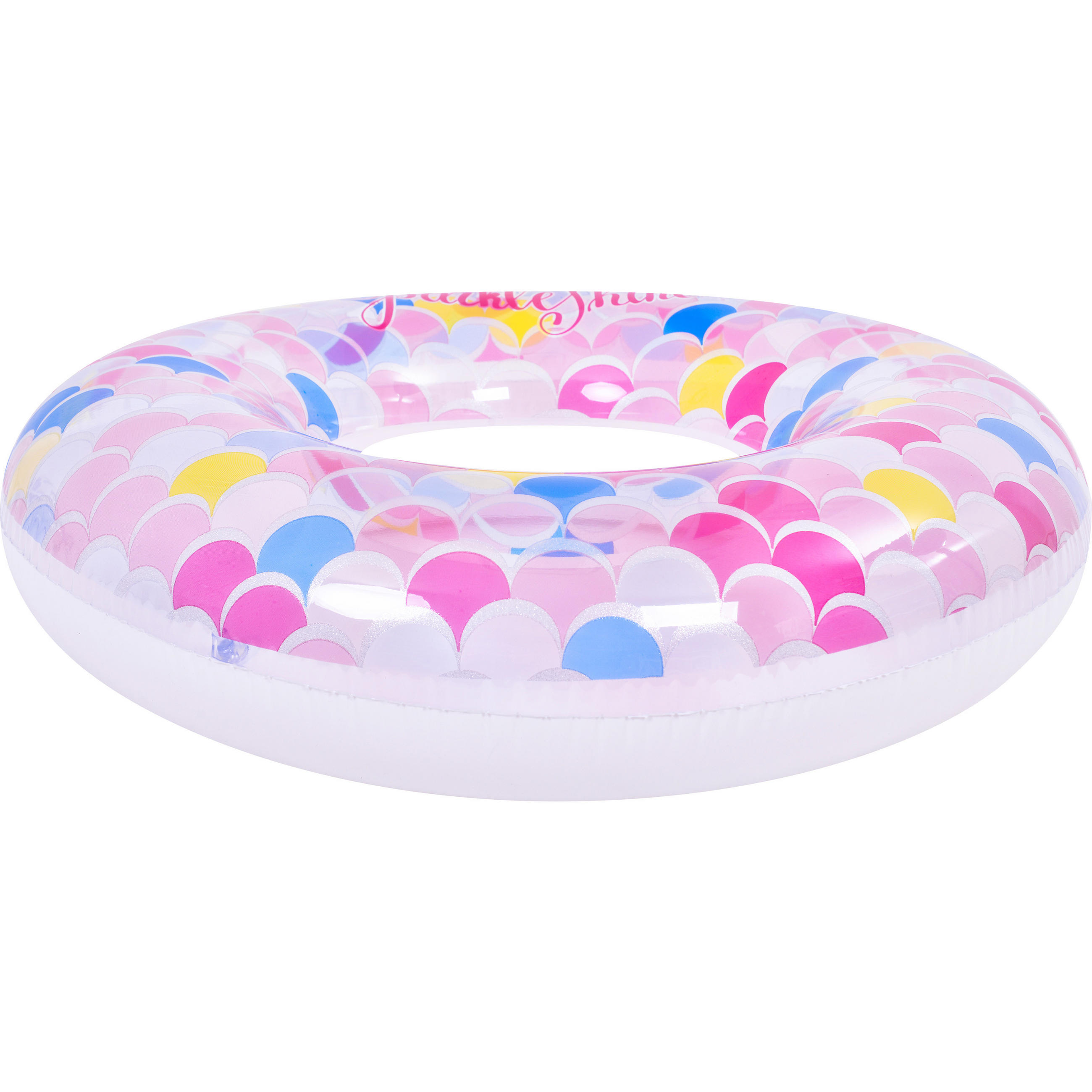 SCHWIMMREIFEN Schuppen Ø90 cm mit Sicherheitsventil Schuppenmuster - Multicolor, Kunststoff (90/90cm) - Avenli