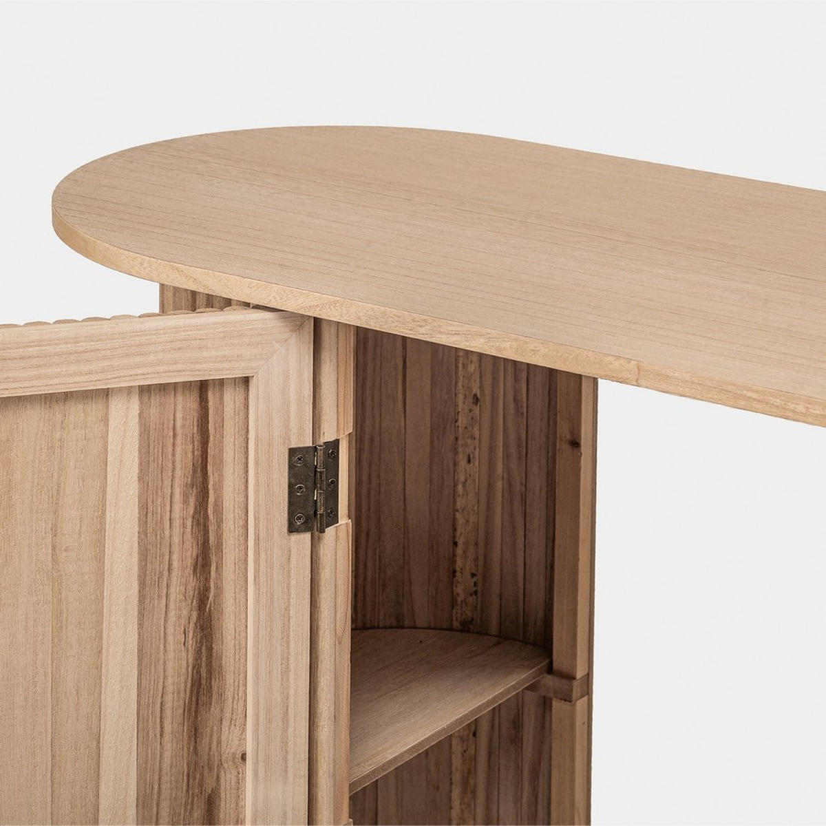 KONSOLENTISCH Trena Natürlich 110 cm x 74 cm - Naturfarben, Holzwerkstoff (40/110/74cm)