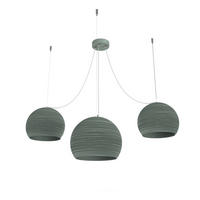 HÄNGELEUCHTE Focus X3 - Grün, Metall (25/25/20cm) - Lumicom