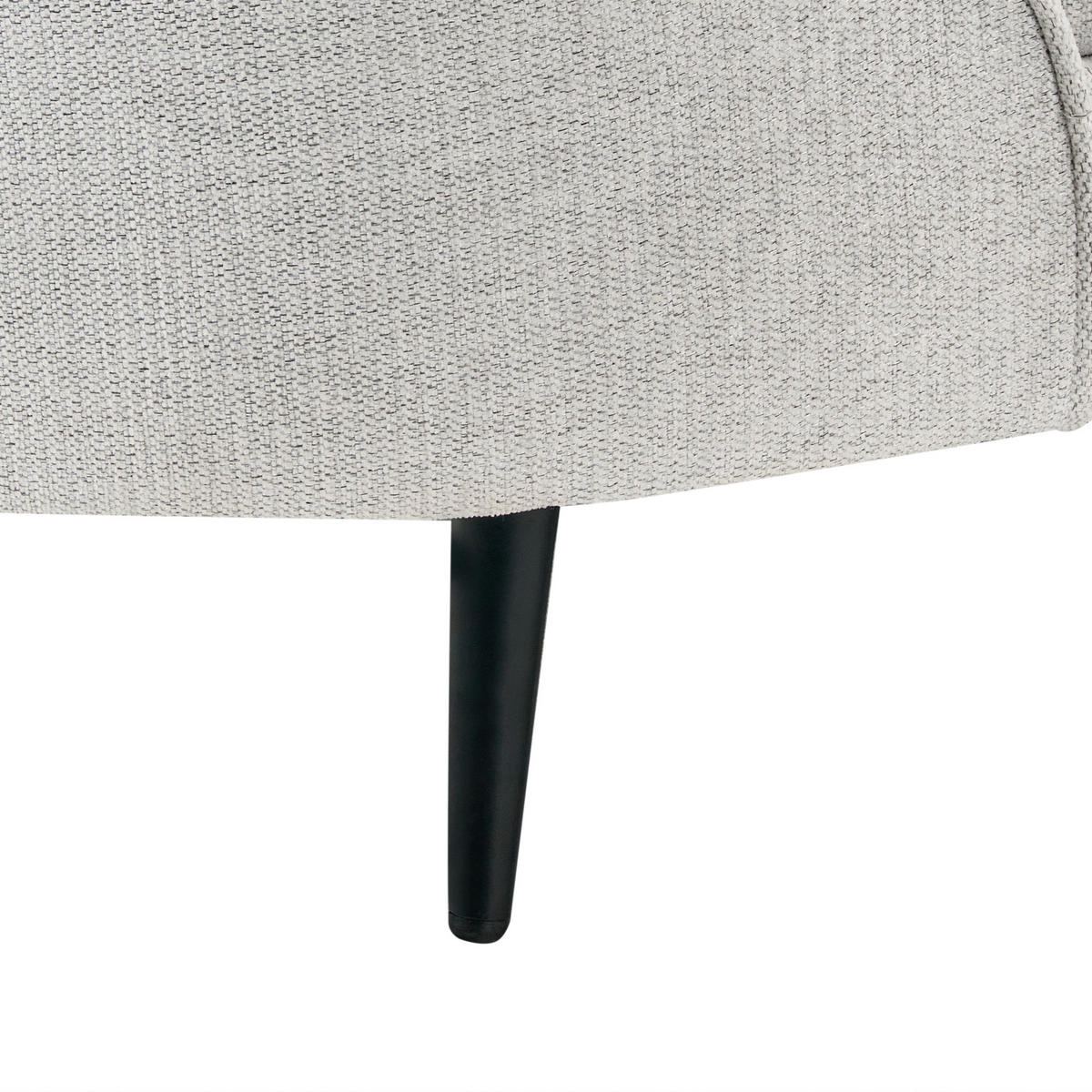 POHOVKA 2-místná Látka Krémově bílá Savar - bílá/černá, textil (183/69/84cm) - Beliani