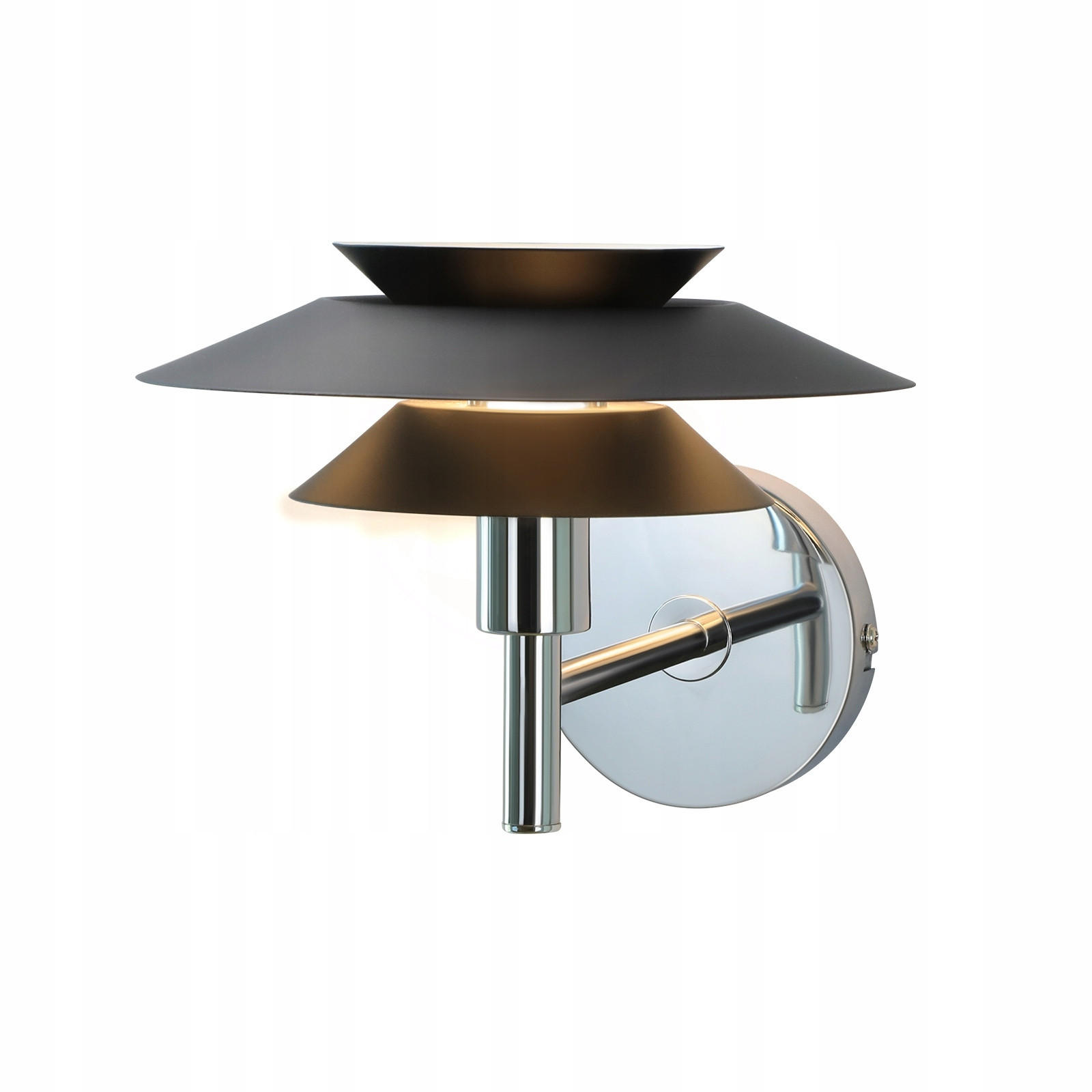 WANDLEUCHTE Welt - Schwarz, Metall (26/17/26cm) - Nettlife